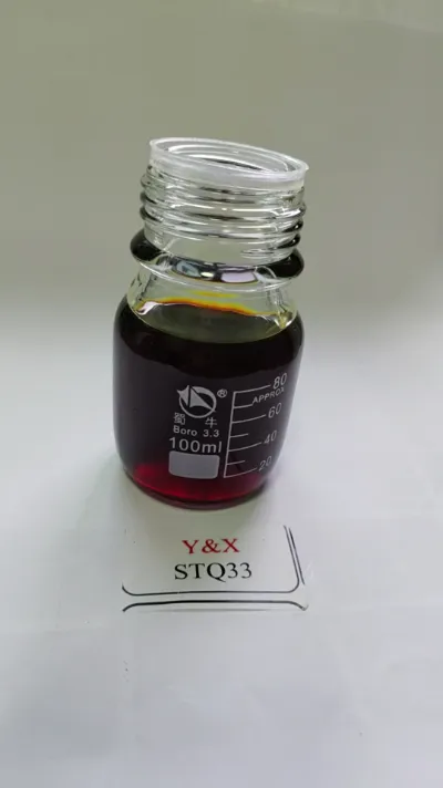 STQ33 फ्लोटेशन स्पॉथर केमिकल्स डार्क रेड ऑयली लिक्विड 1